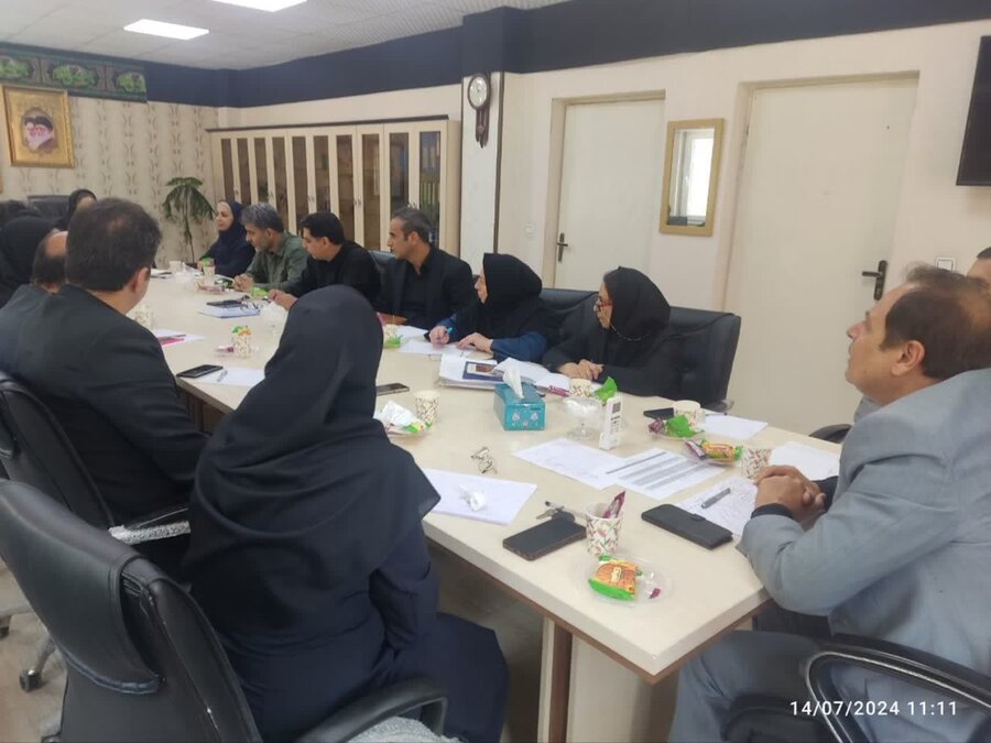 جلسه هماهنگی برنامه های هفته بهزیستی با شعار نهضت حسینی،خدمت مردمی در بهزیستی شهرستان کرج برگزار شد