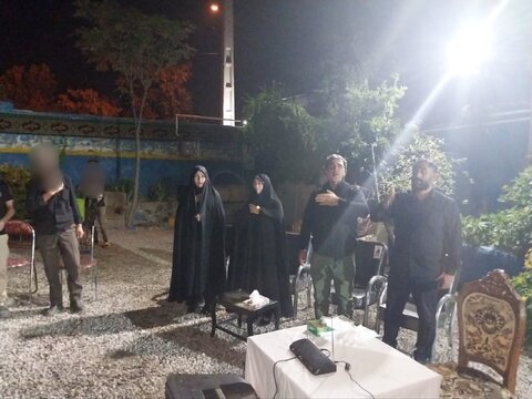 مراسم عزاداری سالار شهیدان در مرکز ترک اعتیاد اقامتی مرکز پیک رهایی البرز برگزار شد