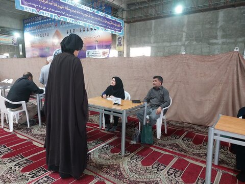 حضور مدیر کل بهزیستی خوزستان در میز خدمت مصلی اهواز