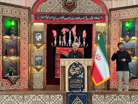 سخنرانی مدیر کل بهزیستی فارس پیش از خطبه های نماز جمعه شیراز
