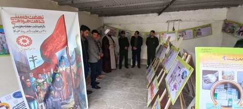 نیر| افتتاح نمایشگاه از خدمات بهزیستی و پیشگیری از اعتیاد در بهزیستی شهرستان نیر