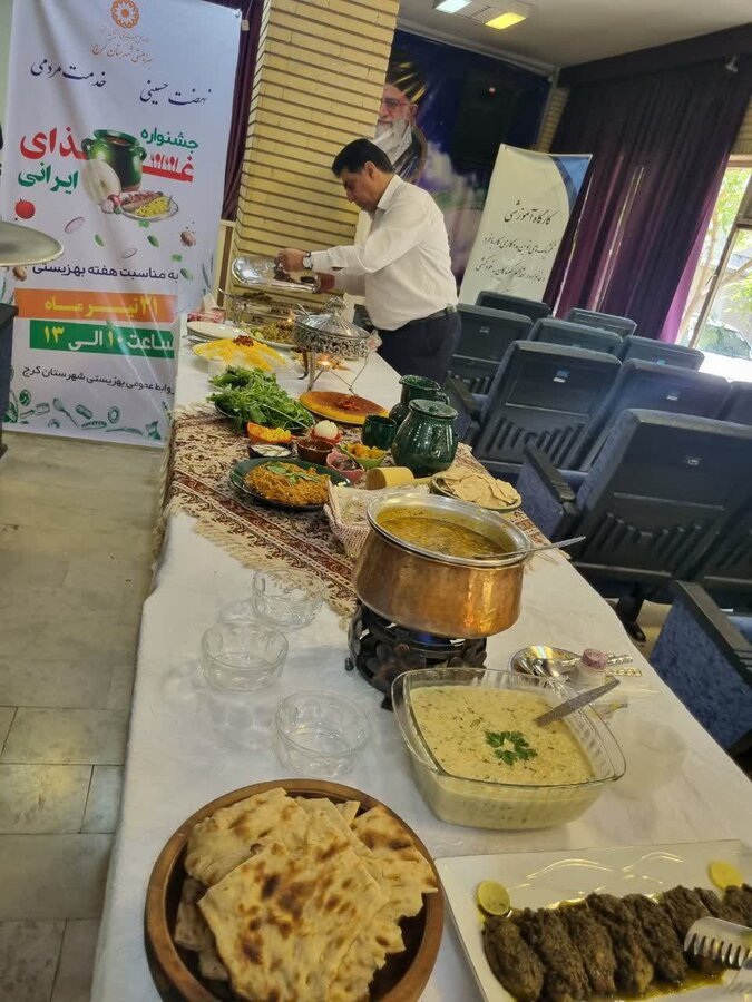 برگزاری جشنواره غذا به مناسبت هفته بهزیستی
