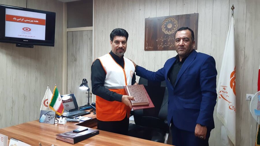 شهریار| دیدار روسای ادارات ورزش و جوانان و بیمه سلامت شهریار با رئیس اداره بهزیستی شهریار| دیدار روسای ادارات ورزش و جوانان و بیمه سلامت شهریار با رئیس اداره بهزیستی