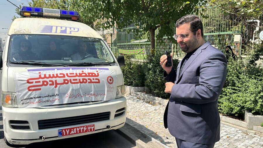 مانور خودرویی اورژانس اجتماعی استان تهران