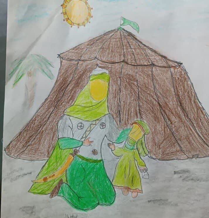 کارگاه نقاشی ویژه دختران مقیم خانه های بهزیستی شهرستان کرج