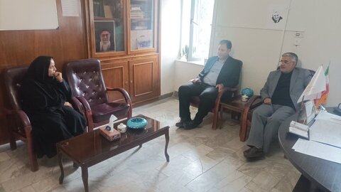 گزارش تصویری| دیدار رییس دادگستری و دادستان شهرستان اهر با رییس اداره بهزیستی
