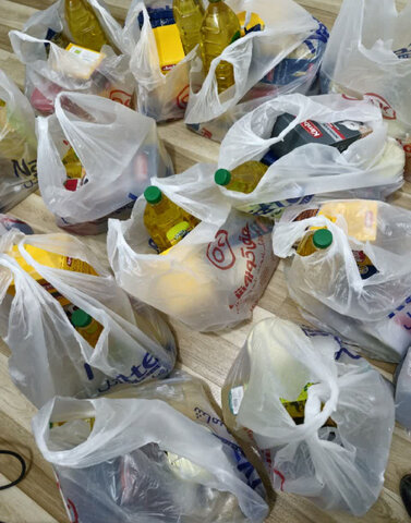 نظرآباد | توزیع سبد معیشتی حاوی مواد غذایی ویژه مددجویان نظرآبادی