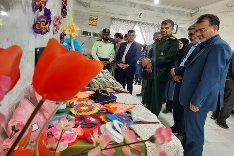 گزارش تصویری| برپایی نمایشگاه تولیدات و دستاوردهای جامعه هدف بهزیستی شهرستان فیروزه