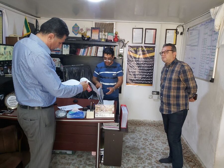 بازدید رئیس بهزیستی شهرستان بوکان از مراکز درمان اعتیاد