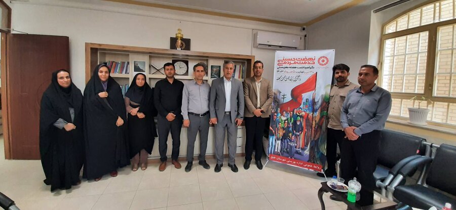 خنج|دیدار فرماندارشهرستان با پرسنل اداره بهزیستی به مناسبت هفته بهزیستی 