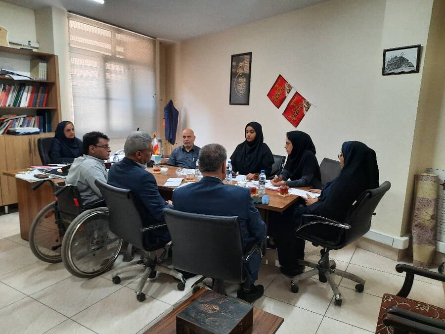 دوازدهمین کارگروه استانی قانون حمایت از حقوق معلولان در بهزیستی خوزستان برگزار شد