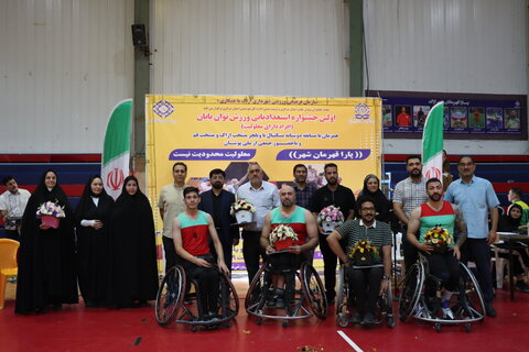 اولین جشنواره استعدادیابی ورزشی معلولین جسمی حرکتی و ضایعه نخاعی شهرستان اراک