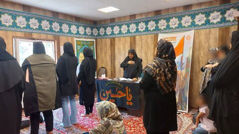برگزاری مراسم عزاداری و زیارت عاشورا در بهزیستی شهرستان طالقان