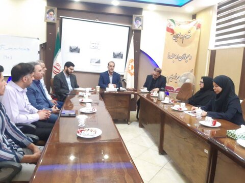 ورامین |دیدار دادستان عمومی انقلاب اسلامی و معاون دادستان با رئیس و پرسنل بهزیستی