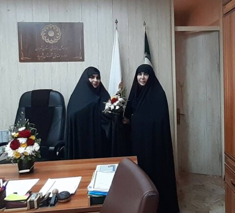 شهریار | دیدار مسئول اموربانوان و خانواده فرمانداری ویژه شهرستان با پرسنل بهزیستی