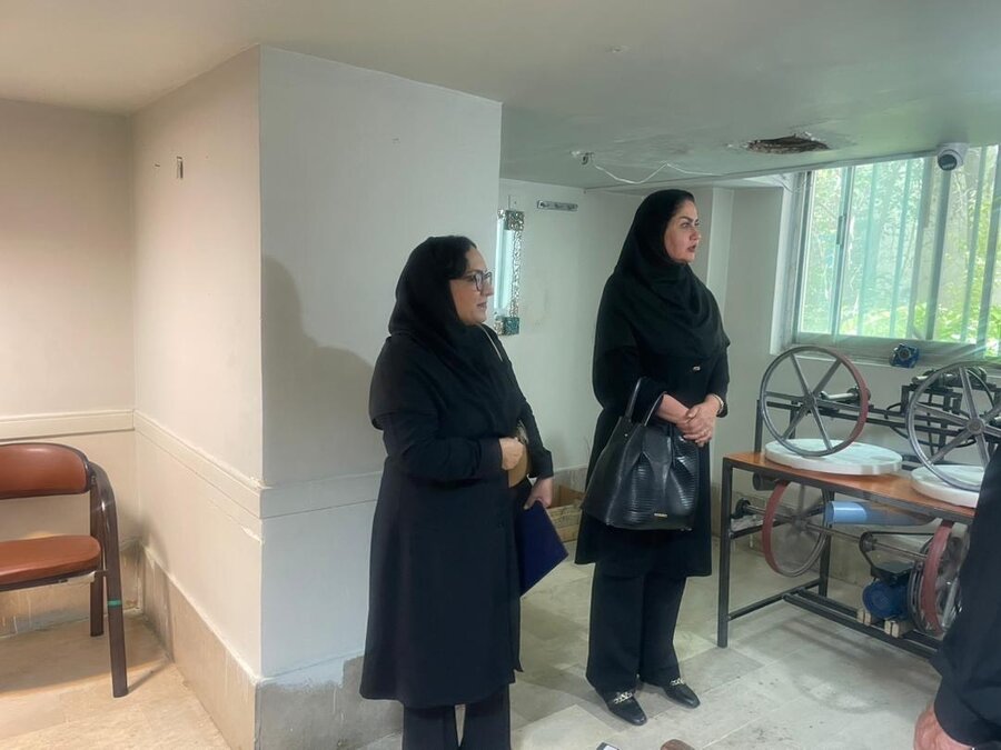 شمیرانات | بازدید از مراکز توانبخشی توسط معاون توانبخشی