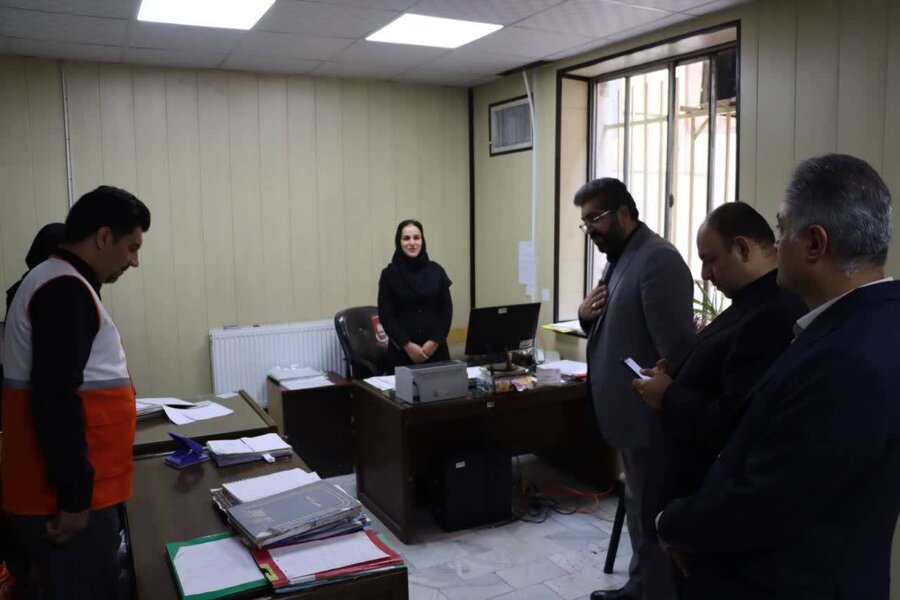 شهریار | دیدار فرماندارویژه شهرستان با مدیر و کارکنان بهزیستی شهرستان