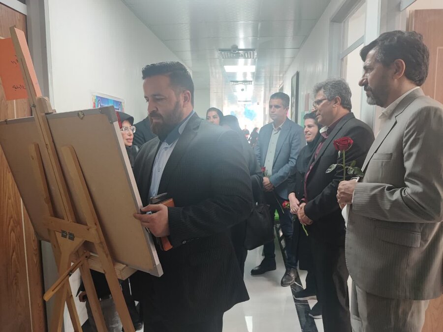 آئین افتتاح ساختمان جدید مرکز روزانه توانبخشی آموزشی ویژه اختالالات رشدی هوشی فردوس در شهرستان بهارستان