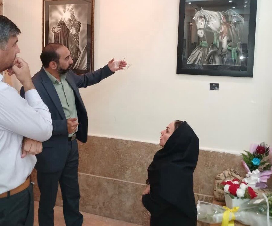 اسلامشهر | برگزاری نمایشگاه معلول جسمی حرکتی در گرامیداشت هفته بهزیستی