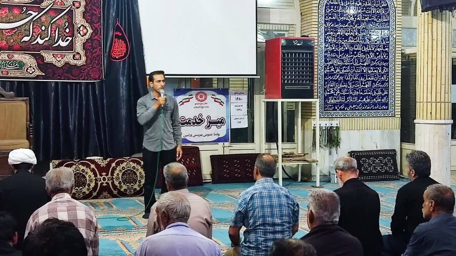 ورامین | میز خدمت درمساجد محلات کم برخوردار ورامین | میز خدمت درمساجد محلات کم برخوردار