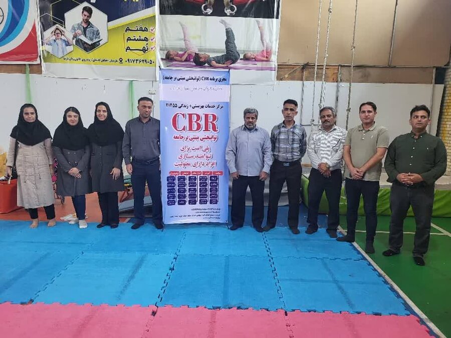 پارسیان| برگزاری جشنواره بازی های بومی محلی افراد دارای معلولیت روستایی برنامهCBR
