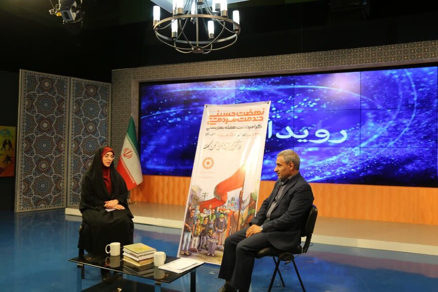 سنندج | حضور مدیرکل بهزیستی استان در برنامه رویداد سیمای کردستان