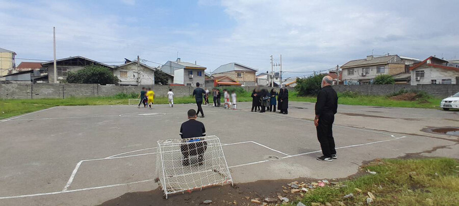 رشت | برگزاری مسابقه فوتبال گل کوچک ویژه کودکان کار و فرزندان تحت پوشش بهزیستی در محلات کم برخوردار شهرستان رشت