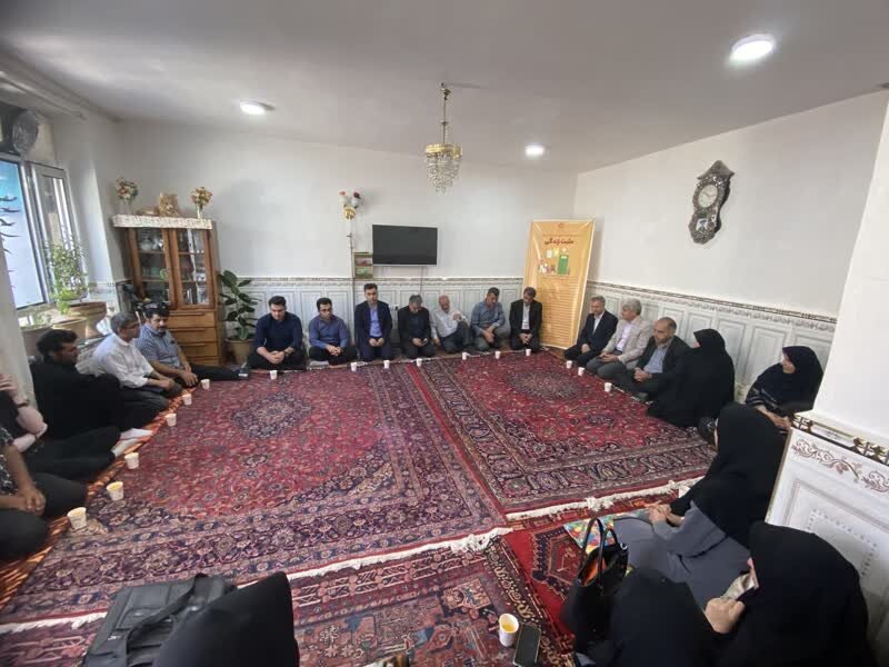 افتتاح مسکن یک توانخواه از مددجویان آذرشهر