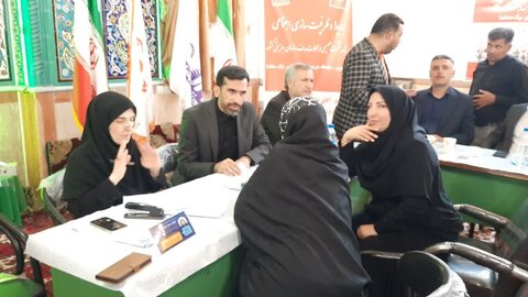 گزارش تصویری| رئیس سازمان بهزیستی کشور در جمع مددجویان گوگان