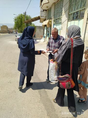 گزارش تصویری| آگاه‌سازی خدمات اورژانس اجتماعی در مناطق حاشیه شهرستان اهر