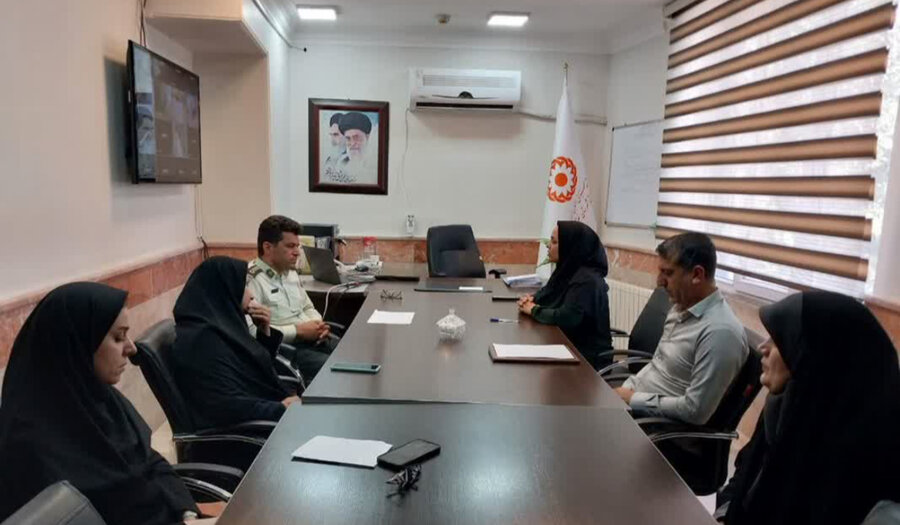 نظرآباد | نشست هم اندیشی رئیس بهزیستی و معاون اجتماعی نیروی انتظامی در شهرستان نظرآباد برگزار شد نظرآباد | نشست هم اندیشی رئیس بهزیستی و معاون اجتماعی نیروی انتظامی در شهرستان نظرآباد برگزار شد