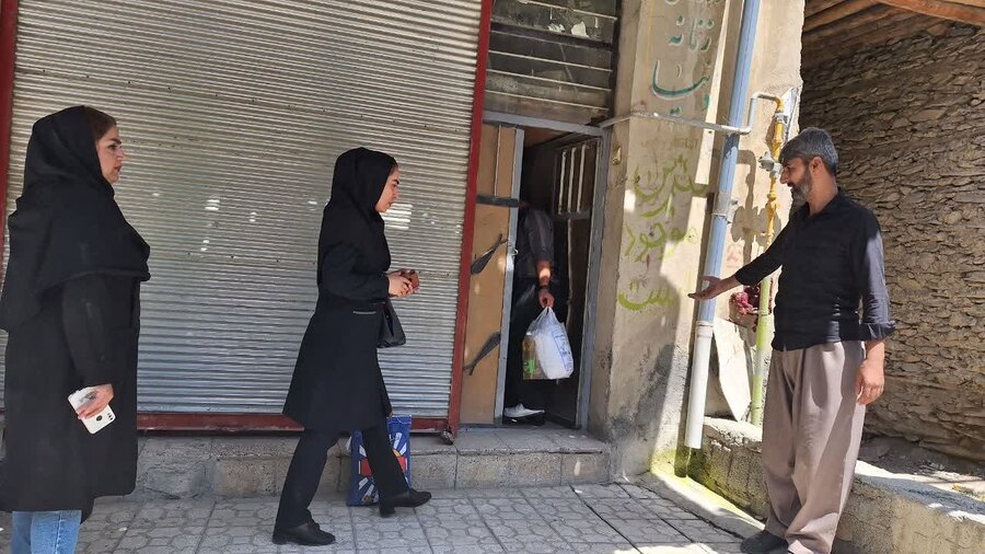 سروآباد | بازدید مدیر اداره بهزیستی شهرستان سروآباد از توانخواهان