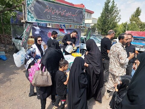 گزارش تصویری| برپائی موکب اداره بهزیستی شهرستان جلفا در اربعین حسینی