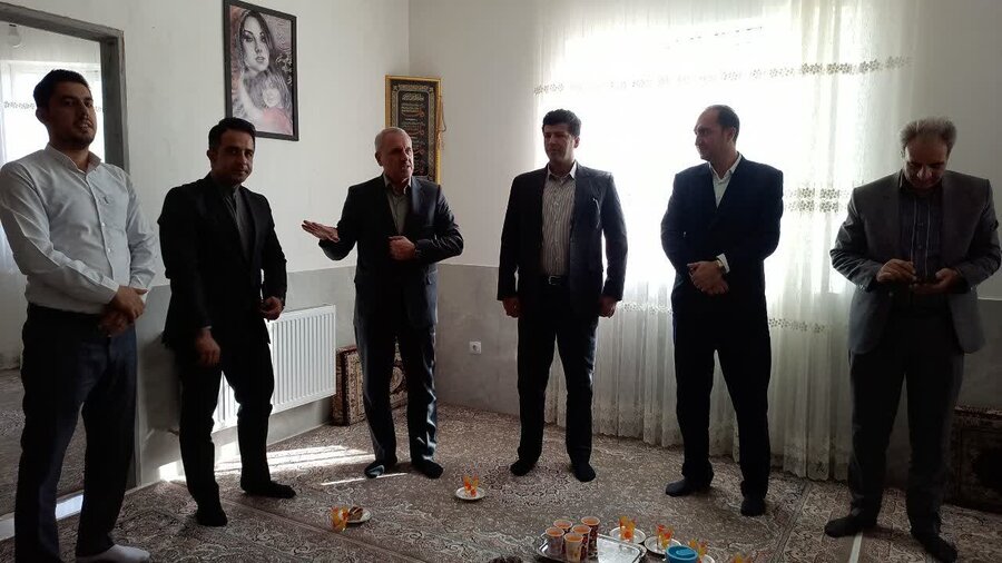 کامیاران| افتتاح شش واحد مسکن مددجویی