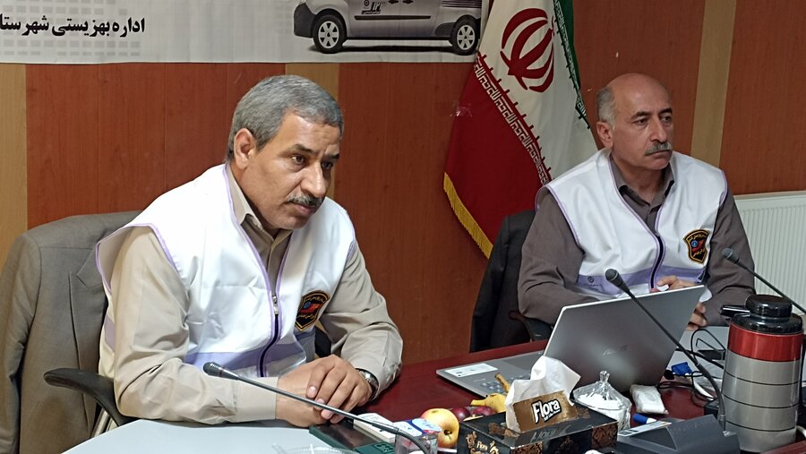 مراسم گرامیداشت سالگرد تاسیس اورژانس اجتماعی در بهزیستی کردستان