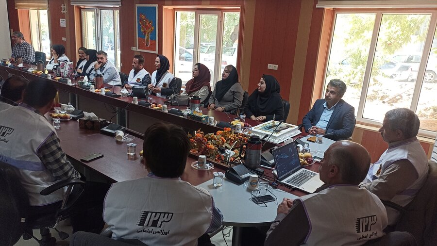 مراسم گرامیداشت سالگرد تاسیس اورژانس اجتماعی در بهزیستی کردستان