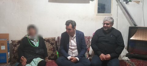 دیدار با سالمندان روستاهای  نسا و ناریان