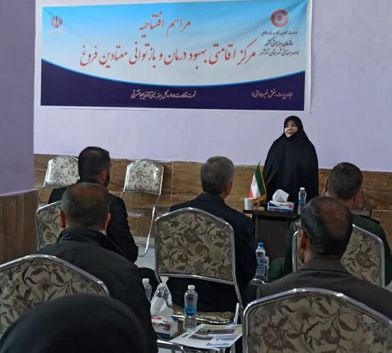 افتتاح ساختمان مرکزی اقامتی بهبود درمان و بازتوانی معتادین آذرشهر