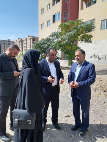 محلات ا بازدیداز پروزه 32 واحدی مسکن مددجویان شهرستان