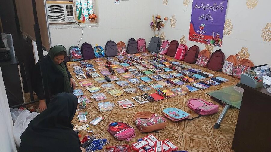 دومین مرحله اهدای بسته تحصیلی آموزشی به دانش آموزان زیر پوشش بهزیستی شوش