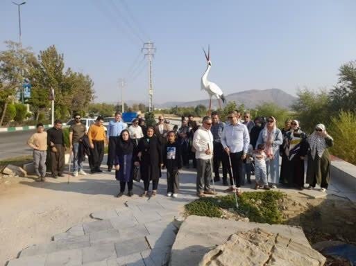 مریوان | همایش پیاده روی در گرامیداشت روز جهانی عصای سفید