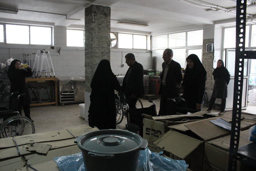 مدیر کل بهزیستی استان البرز از انبار اداره بهزیستی شهرستان ساوجبلاغ بازدید کرد مدیر کل بهزیستی استان البرز از انبار اداره بهزیستی شهرستان ساوجبلاغ بازدید کرد