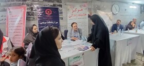 برگزاری میز خدمت در مسجد حضرت ابوالفضل حصارک بالا