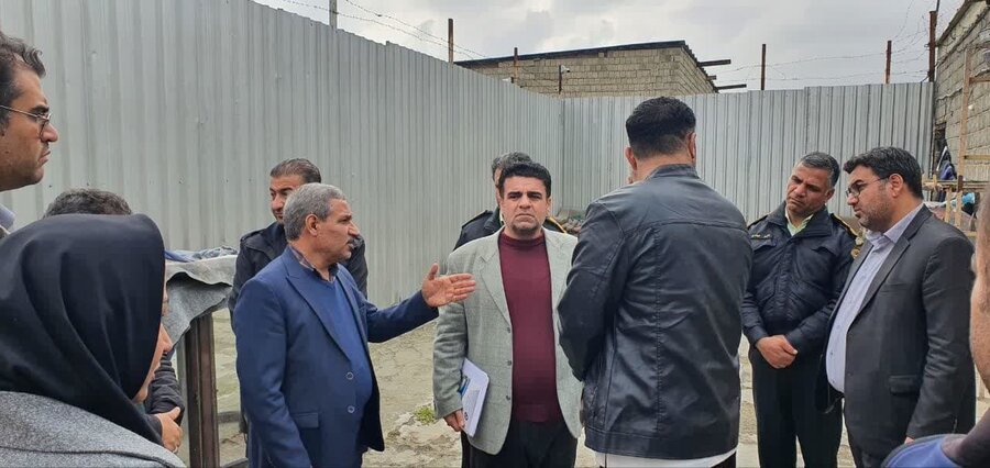 سقز | بازدید مدیر کل بهزیستی از پروژه در حال ساخت مرکز کاهش آسیب های اجتماعی