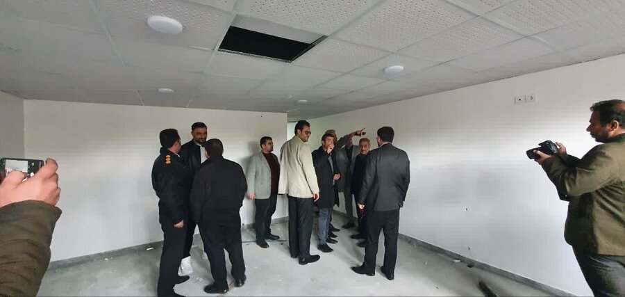 سقز | بازدید مدیر کل بهزیستی از پروژه در حال ساخت مرکز کاهش آسیب های اجتماعی