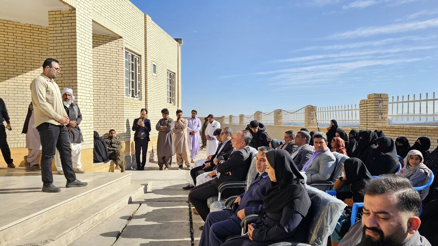 پویش بزرگ سالمندی و غربالگری بینایی در روستای تمین شهرستان میرجاوه