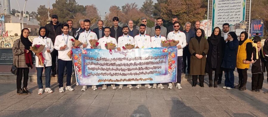 آیین استقبال از ورزشکاران مدالآور ناشنوا در مسابقات آسیایی مالزی ۲۰۲۴