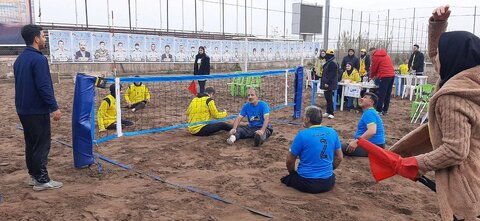 برگزاری دومین دوره مسابقات قهرمانی کشور والیبال نشسته ساحلی به میزبانی منطقه آزاد انزلی