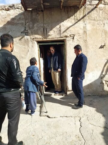 گزارش تصویری|بازدید مدیر کل پدافند غیر عامل بهزیستی کشور از مناطق زلزله زده هفتکل و مسجد سلیمان