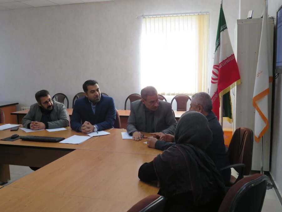 بانه| دیدار چهره به چهره مدیرکل بهزیستی کردستان با مددجویان